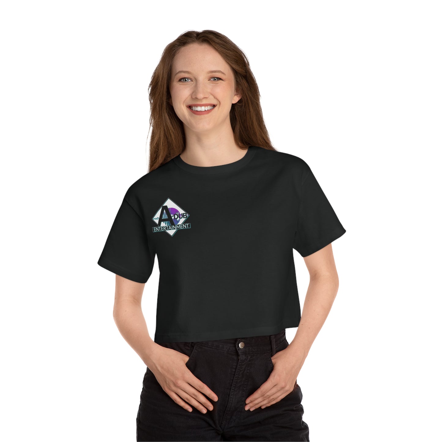 A-dub Champion Women's Heritage Cropped T-Shirt