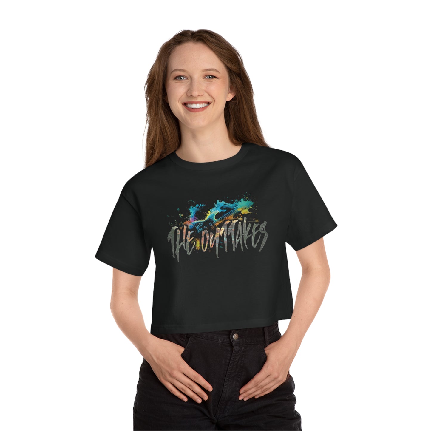 The Outtakes Champion Women's Heritage Cropped T-Shirt